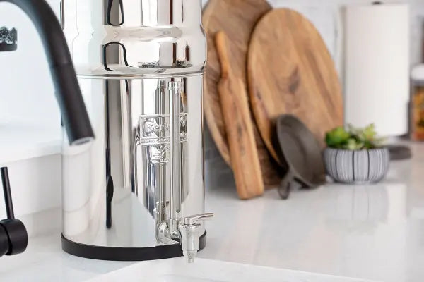Robinet avec contrôle de niveau en inox Berkey